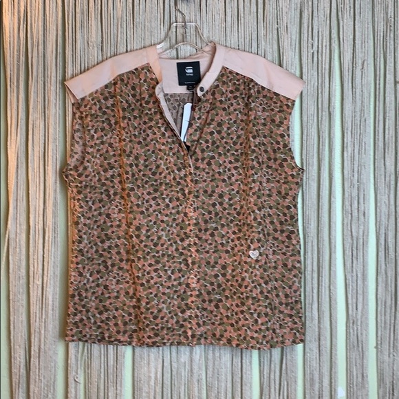 g-star-tops-gstar-raw-parge-shirt-in-liquid-pink-sunset-nwt-poshmark
